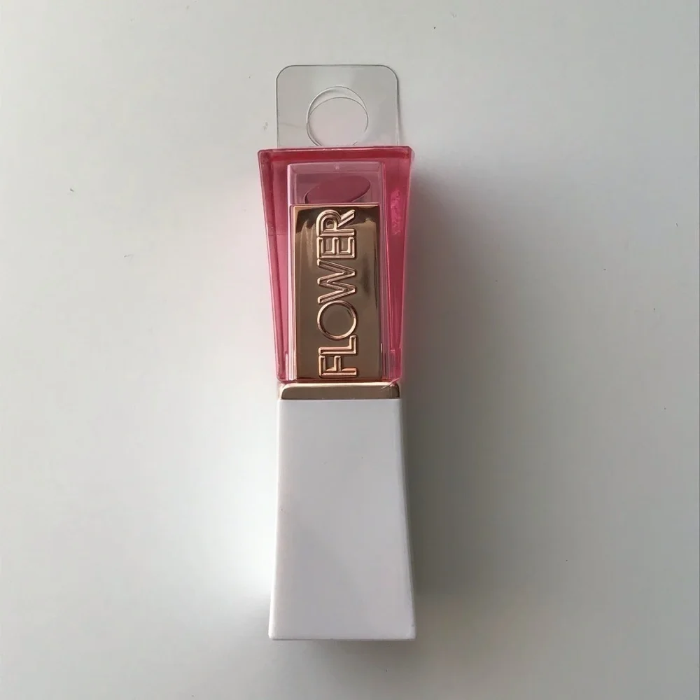 FLOWER Lipstick by Drew NEW Petal to the Metal LB1 Berry Pink Lip Butter Pretty